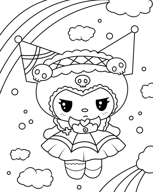 41 Kuromi Para Colorear: Imágenes Gratis Para Divertirte