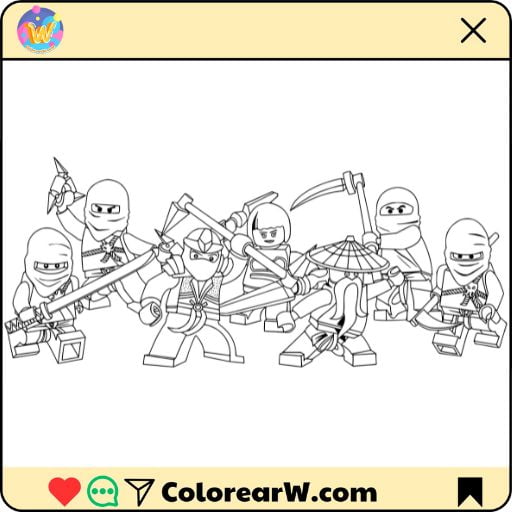 69 Lego Ninjago Para Colorear Gratis Diversion En Linea