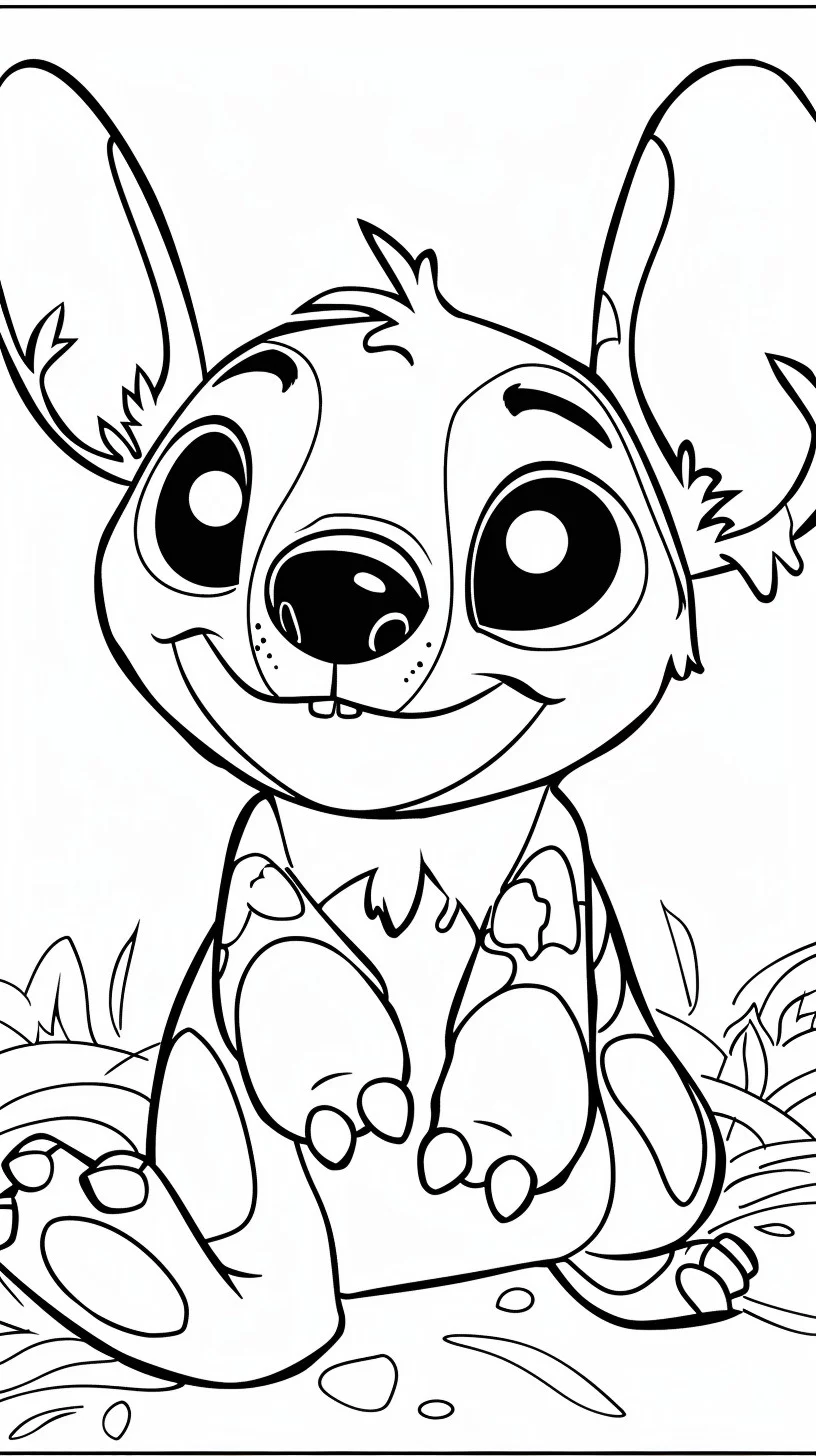 Lilo y Stitch 3 dibujos para colorear grinch Lilo y Stitch para colorear 1