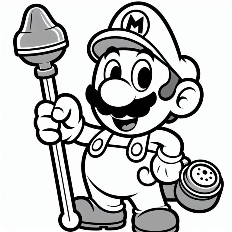 60 Luigi Para Colorear: Gratis Para Descargar E Imprimir