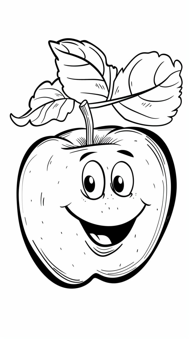 111 Manzana Para Colorear ¡Descarga Y Disfruta Online!