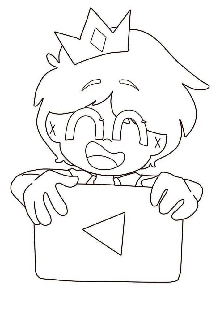 páginas para colorear gratis Mikecrack para Colorear