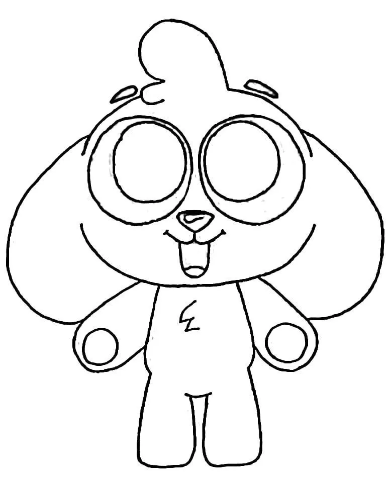 Mikecrack para Colorear páginas para colorear fáciles