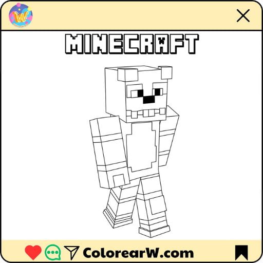 Minecraft 1 Minecraft para colorear thumbnail