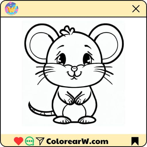 Ratón para colorear thumbnail