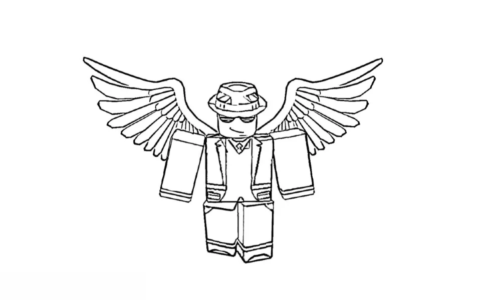Roblox 22 páginas para colorear detalladas de Roblox para adultos 1