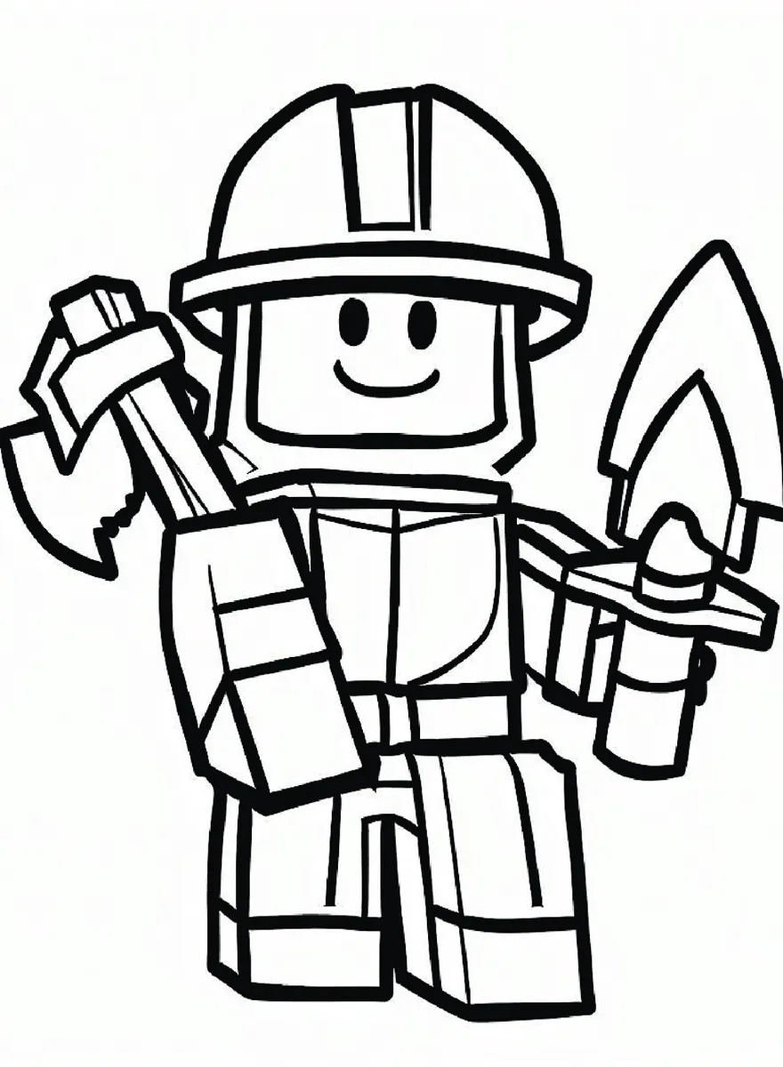 Roblox 31 Roblox dibujos para colorear 1