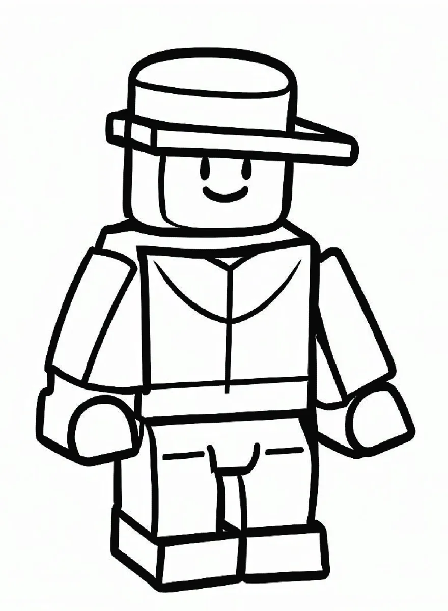 Roblox 42 Roblox páginas para colorear para niños