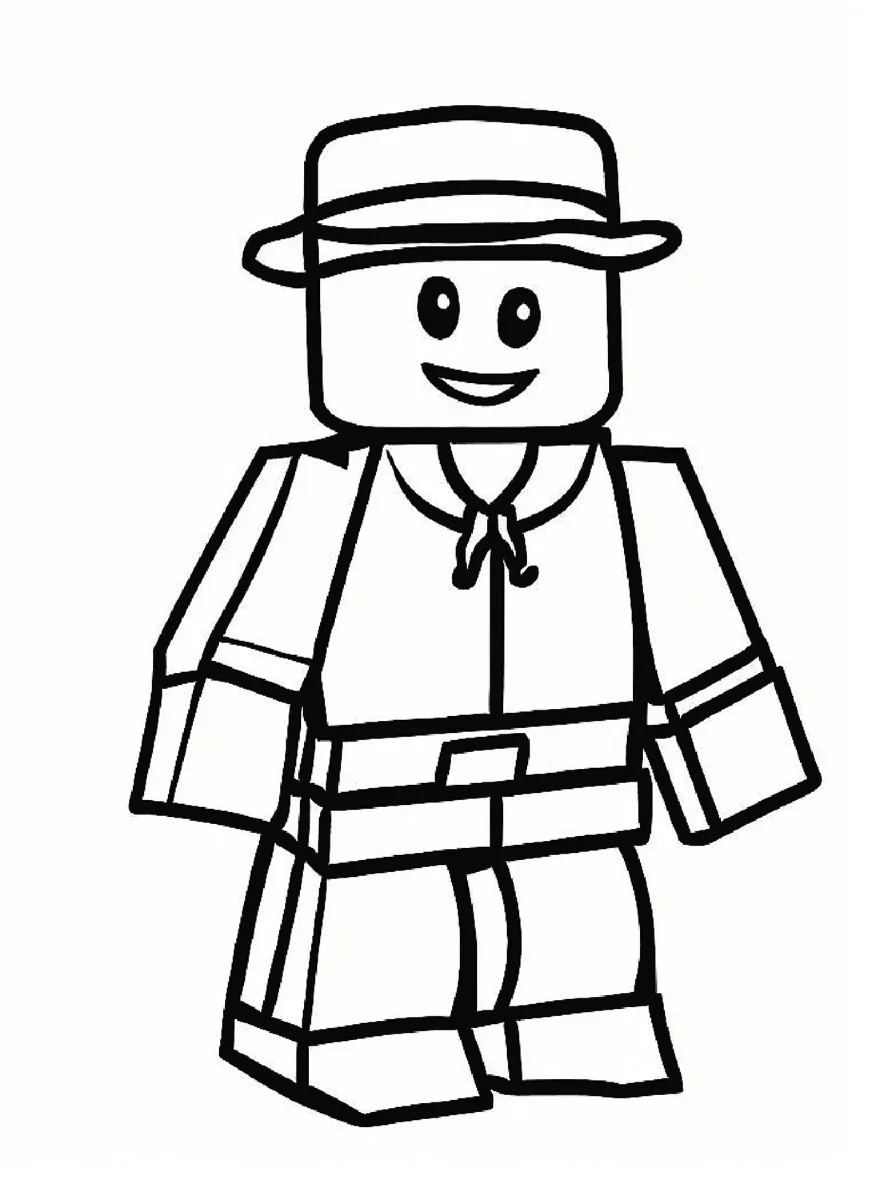Roblox 43 Roblox páginas para colorear gratis