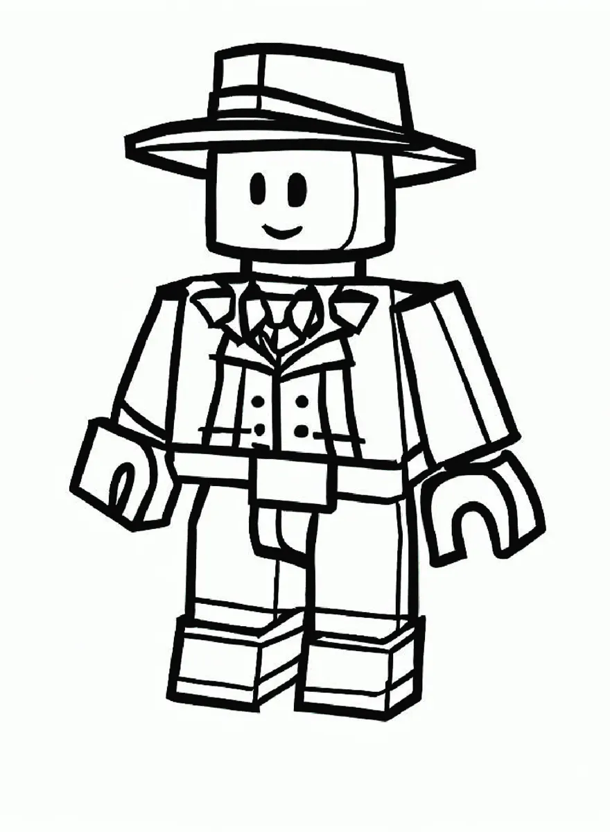 Roblox 49 Roblox páginas para colorear gratis 1