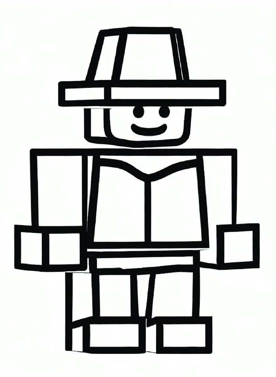 Roblox 55 Roblox adornos para colorear 2