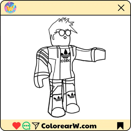 Roblox 1 Roblox para colorear thumbnail