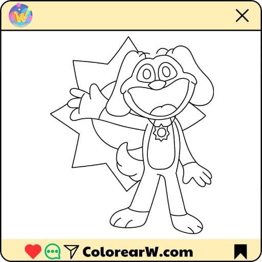 Smiling Critters para colorear thumbnail