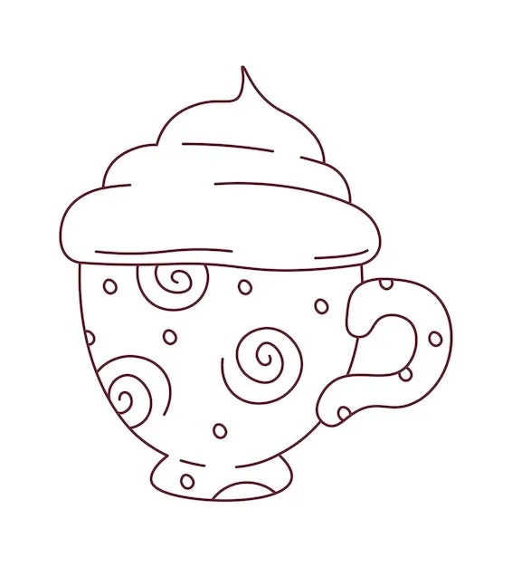 Té con leche 56 colorear páginas de Té de la leche para Colorear 2