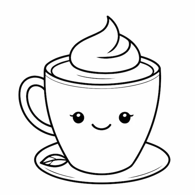 Té con leche 51 páginas para colorear Té de la leche para Colorear imprimibles 2