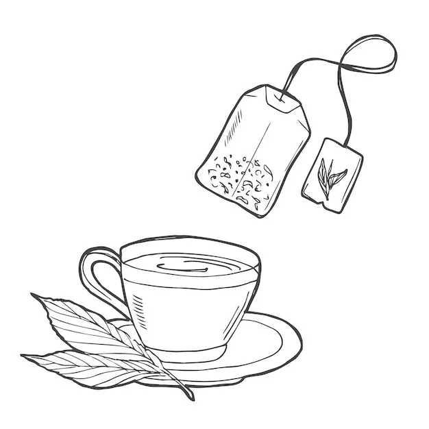 Té con leche 44 niños Té de la leche para Colorear páginas para colorear