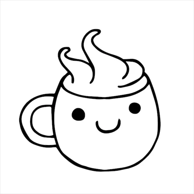 Té con leche 42 Té de la leche para Colorear páginas para colorear para imprimir 2
