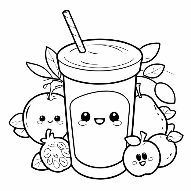 Té con leche 38 dibujos para colorear grinch Té de la leche para Colorear 1