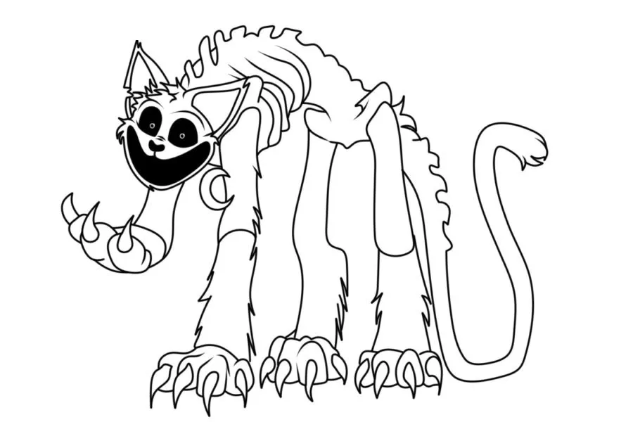 dibujos para colorear grinch poppy playtime chapter 3 para colorear 1