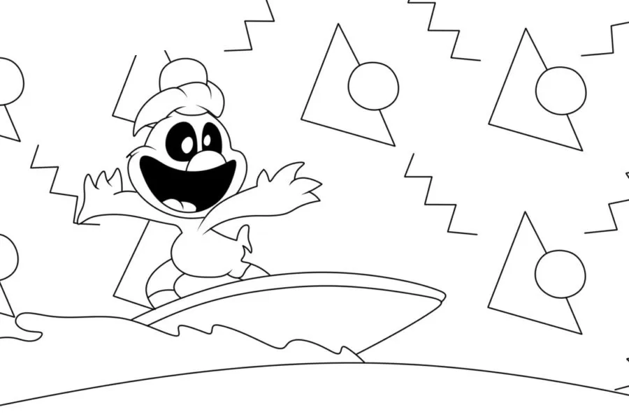 páginas para colorear gratis poppy playtime chapter 3 para colorear 2