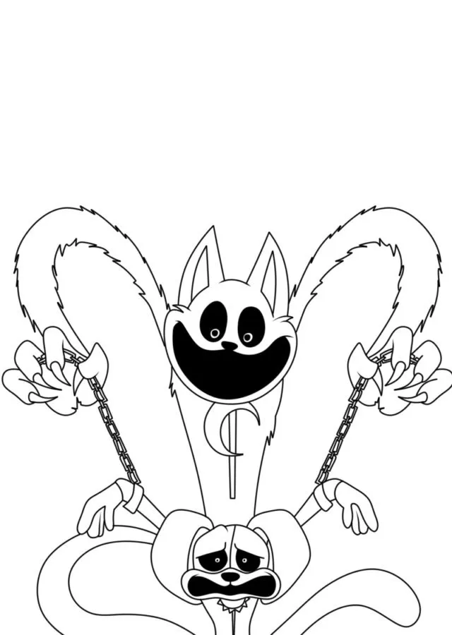 poppy playtime chapter 3 para colorear dibujos para colorear