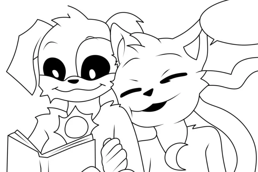 poppy playtime chapter 3 para colorear páginas para colorear pdf