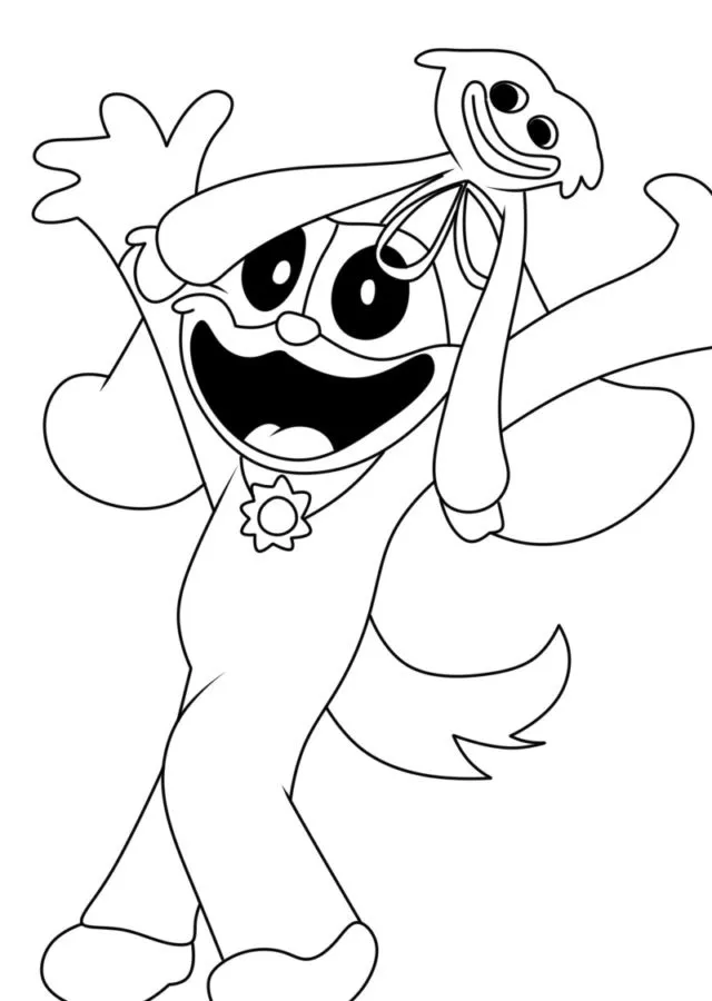 páginas para colorear para imprimir gratis poppy playtime chapter 3 para colorear 1