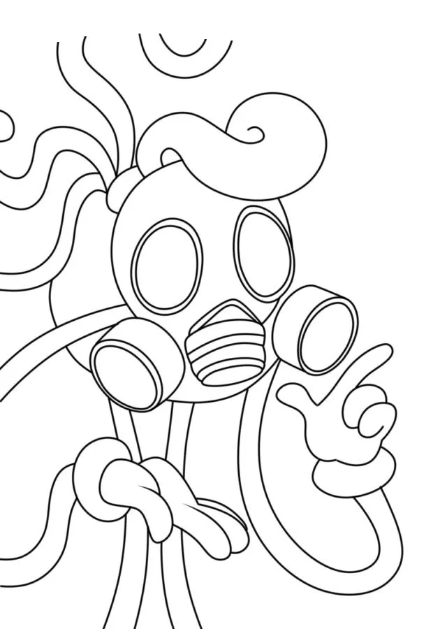 páginas para colorear gratis poppy playtime chapter 3 para colorear