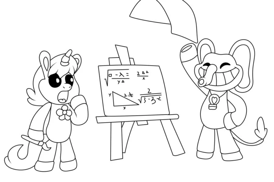 dibujos para colorear grinch poppy playtime chapter 3 para colorear 2