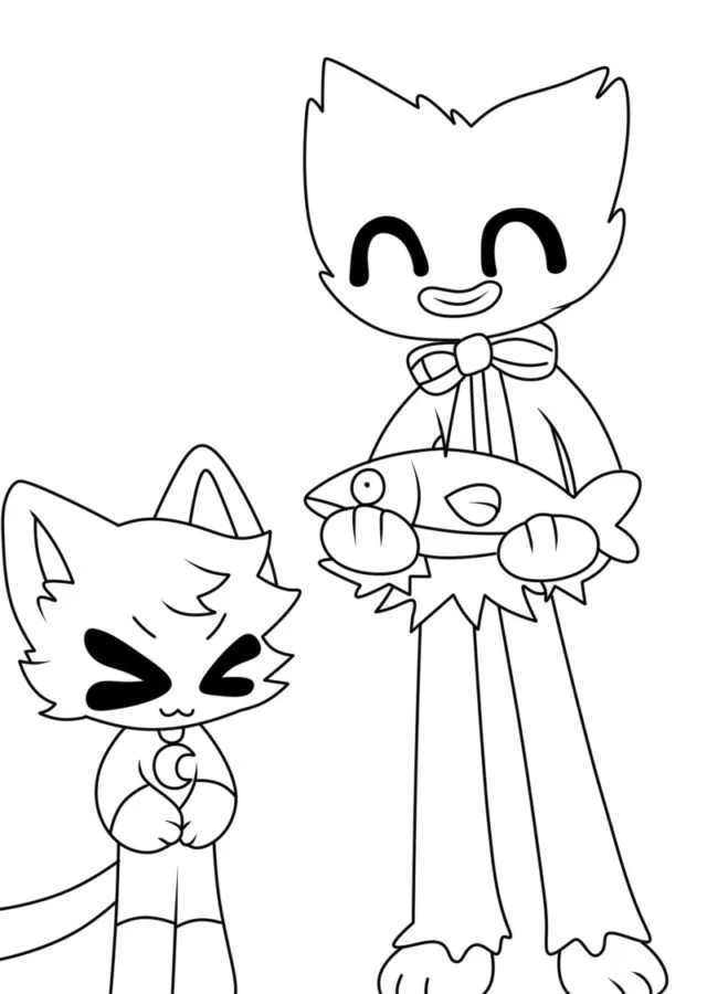 para colorear poppy playtime chapter 3 para colorear