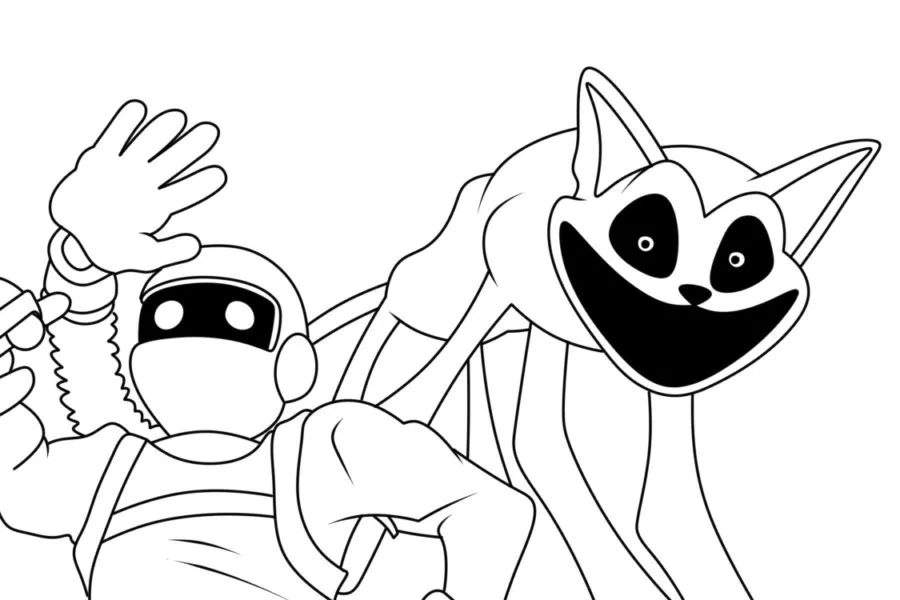 dibujos para colorear poppy playtime chapter 3 para colorear