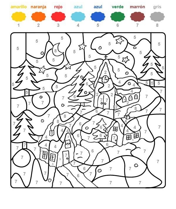 Dibujos Mágicos para Colorear adornos para colorear