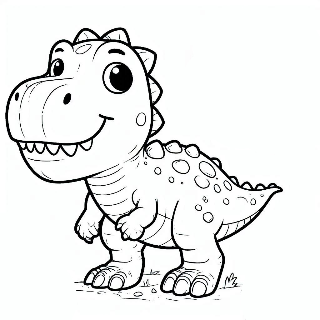 Dinosaurios 2 Dinosaurios para colorear
