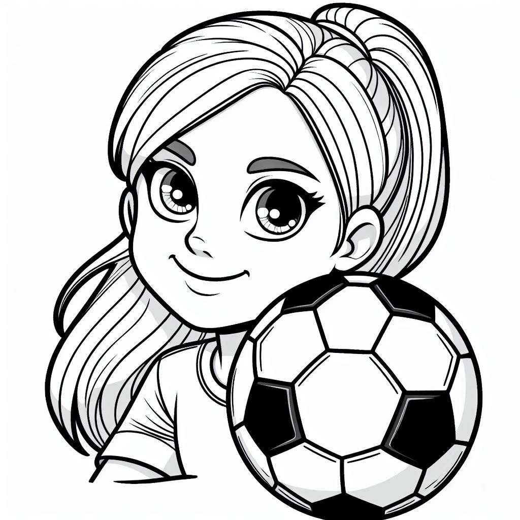 páginas para colorear para imprimir gratis Eurocopa 2024 para colorear 1