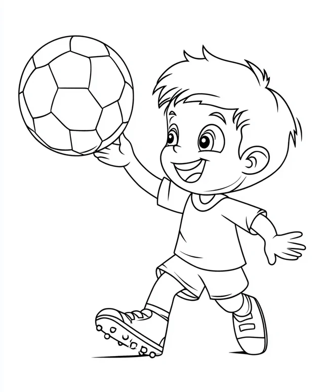 Eurocopa páginas para colorear fáciles