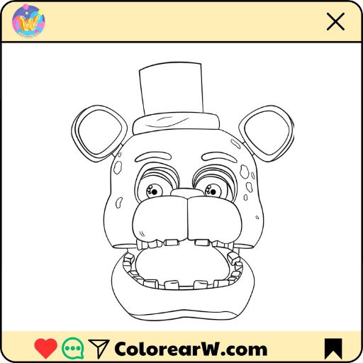 Freddy 1 Freddy para colorear thumbnail
