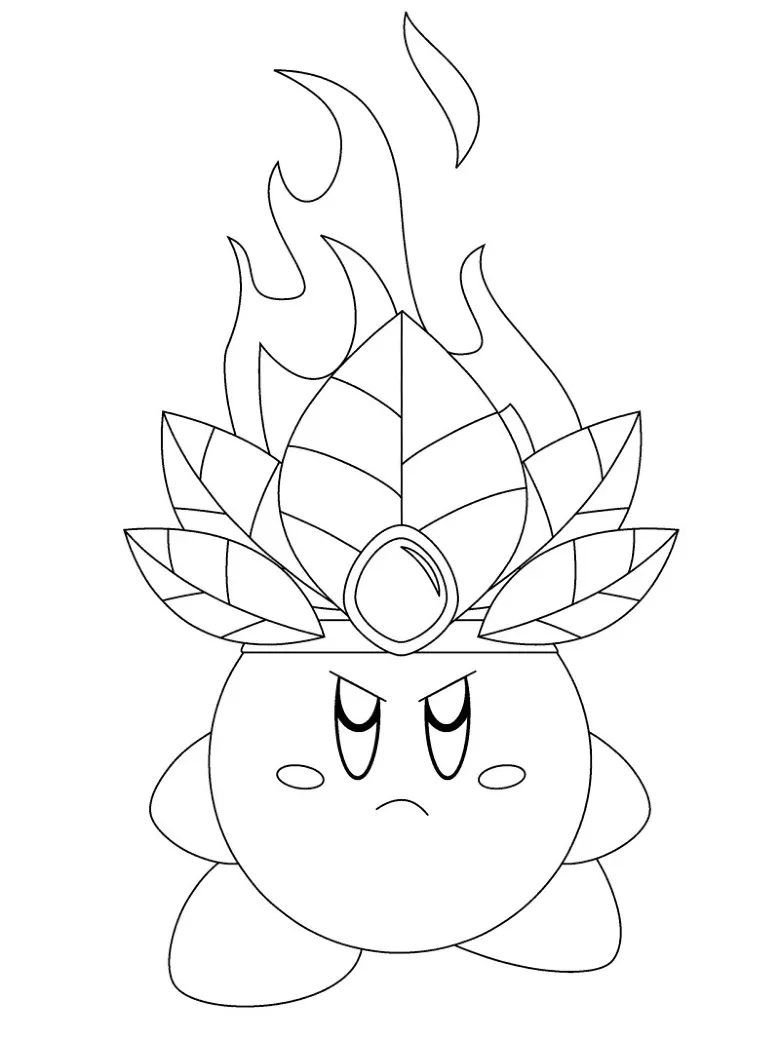 Kirby 72 páginas para colorear detalladas de Kirby para colorear 1