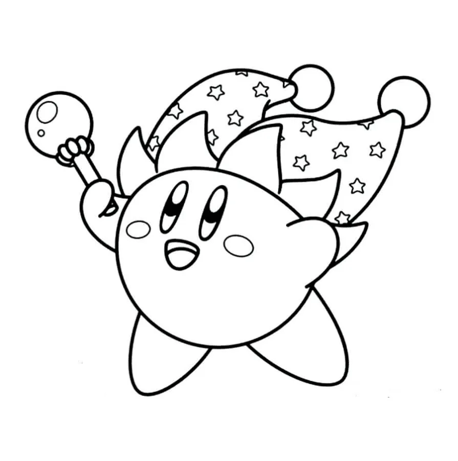 Kirby 76 Kirby para colorear páginas para colorear imprimibles 2