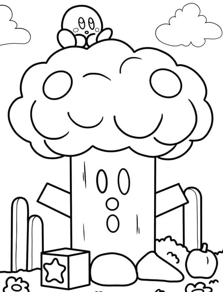 Kirby 100 dibujos para colorear Kirby para colorear 4