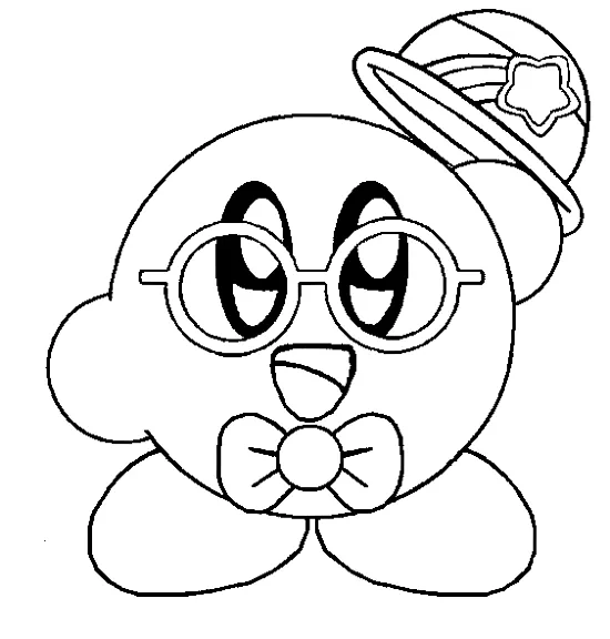 Kirby 81 páginas para colorear gratis Kirby para colorear 1