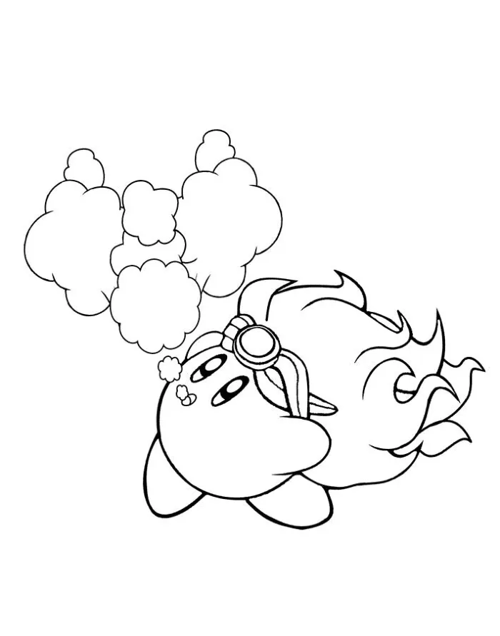 Kirby 84 páginas para colorear imprimibles Kirby para colorear para adultos 2