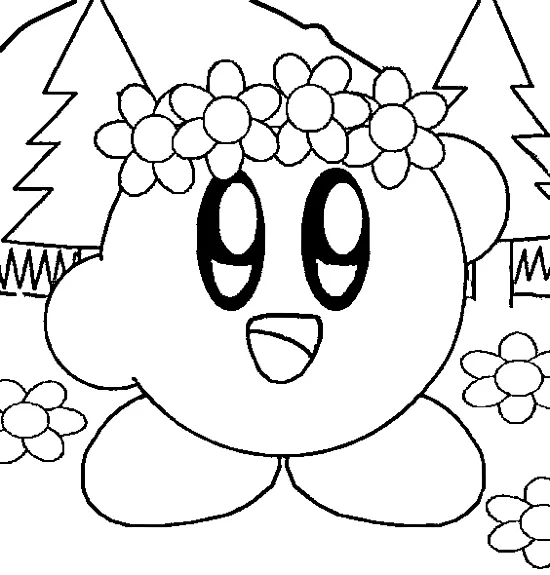 Kirby 85 páginas para colorear Kirby para colorear imprimibles 1