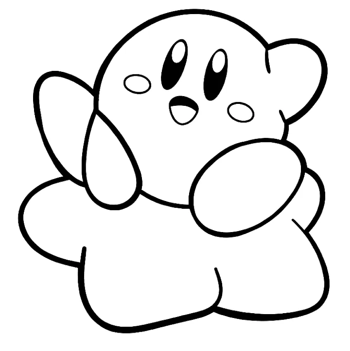 Kirby 86 Kirby para colorear páginas para colorear para imprimir