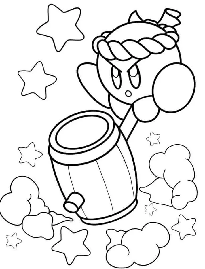 Kirby 92 páginas para colorear gratis Kirby para colorear 2