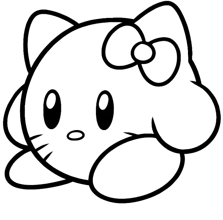 Kirby 50 páginas para colorear Kirby para colorear imprimibles
