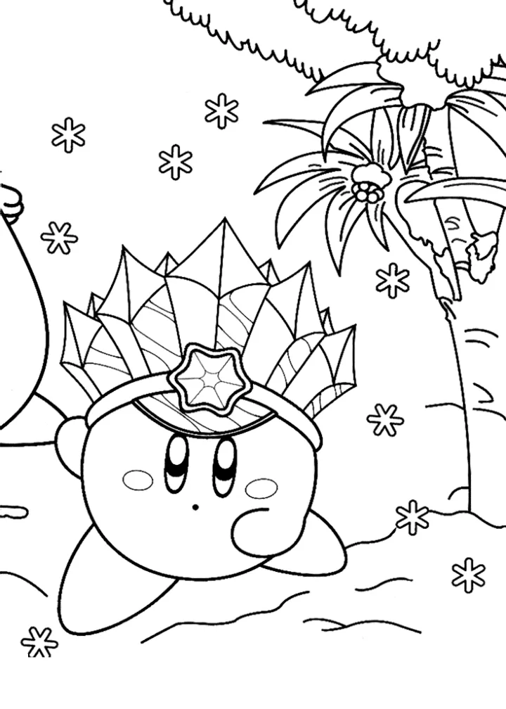 Kirby 52 páginas para colorear para adultos Kirby para colorear 1