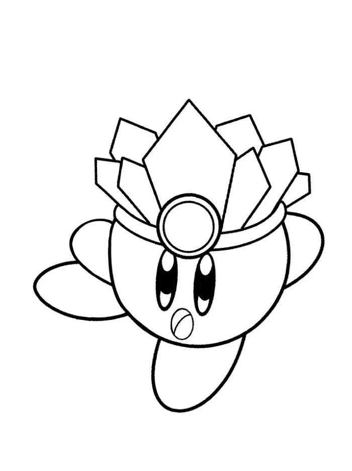 Kirby 53 lindas páginas para colorear Kirby para colorear 3