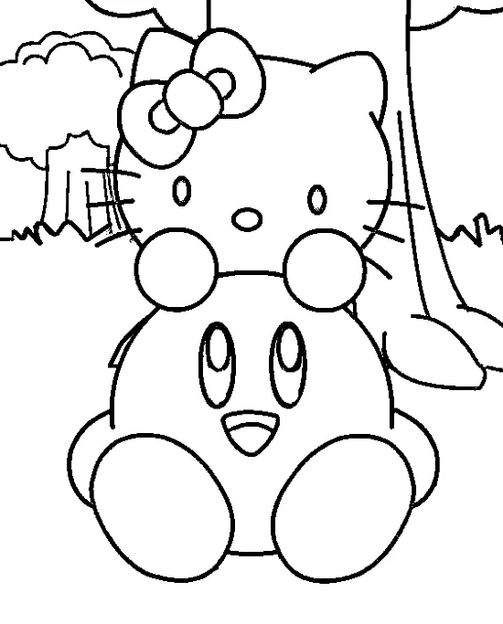 Kirby 55 Kirby para colorear páginas para colorear para adultos pdf