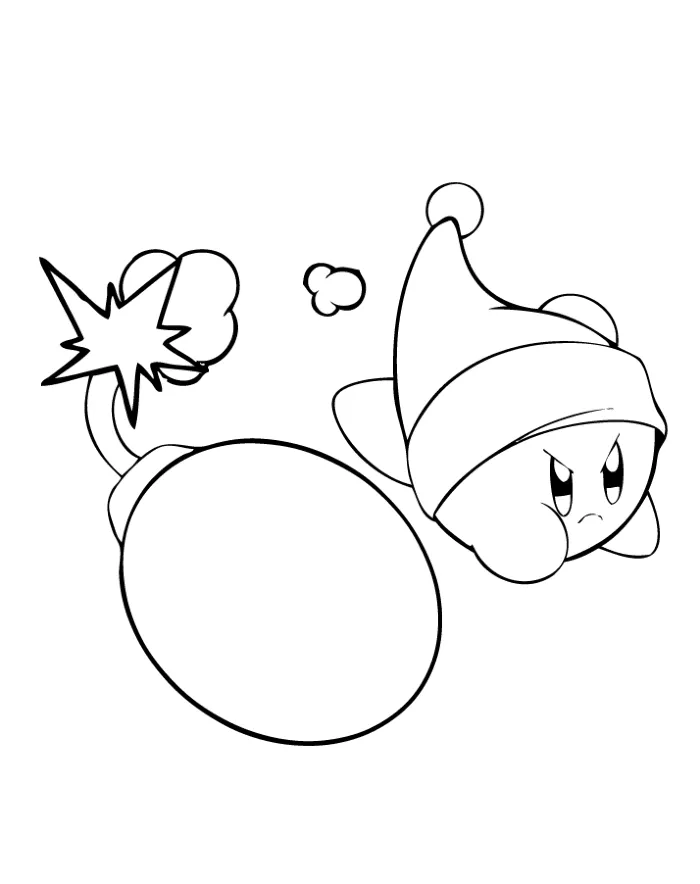 Kirby 57 Kirby para colorear páginas para colorear para adultos 4