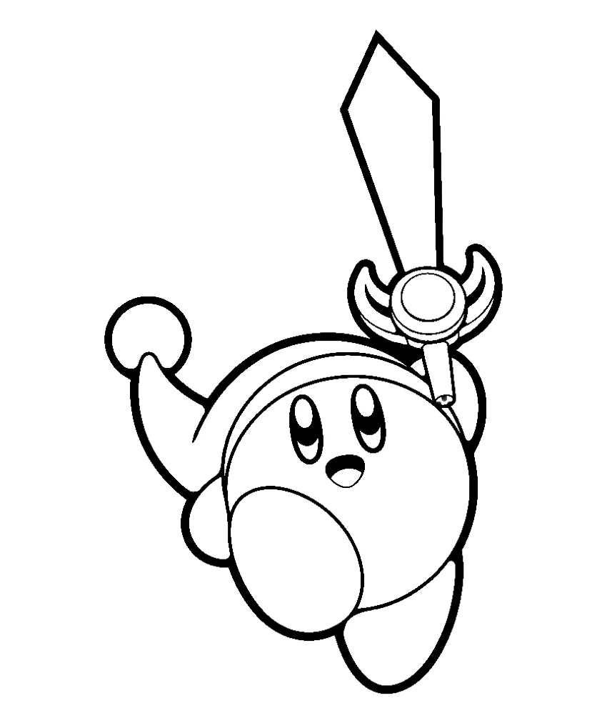 Kirby 59 páginas para colorear imprimibles Kirby para colorear